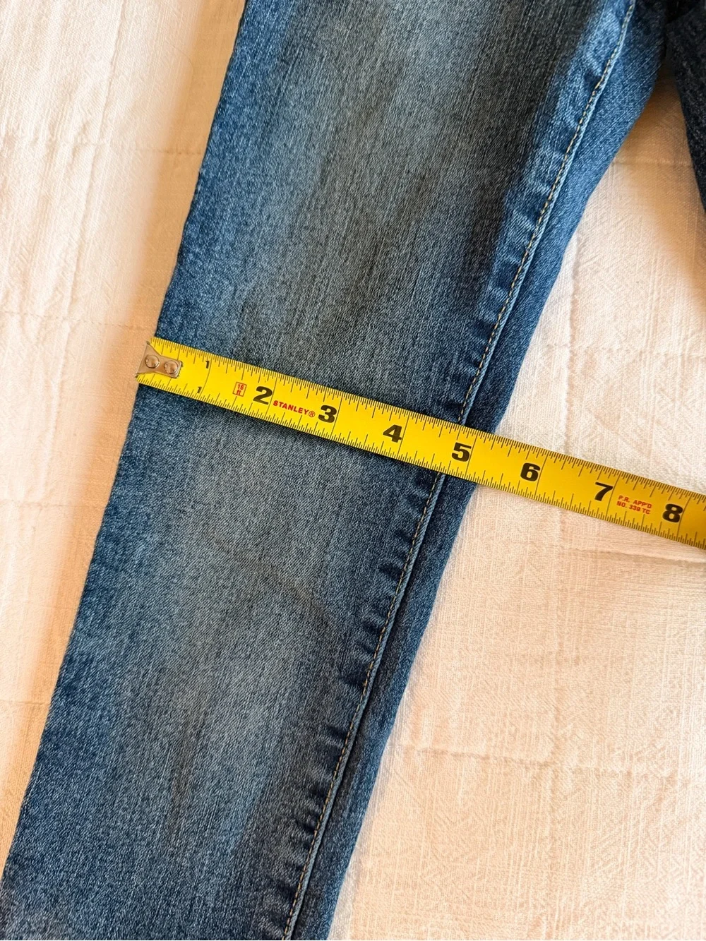 GAP Denim Girls Size 8 Stretch Super Skinny Jeans Medium Wash Adjustable Waist